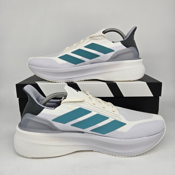 New Adidas UltraBoost 5X White Pure Teal JI3244 Men\'s Running Shoes Size 10 main image 7